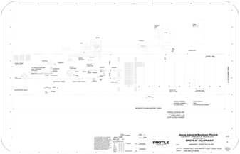 A typical automatic plant layout with a PROTILE® P90HD extruder